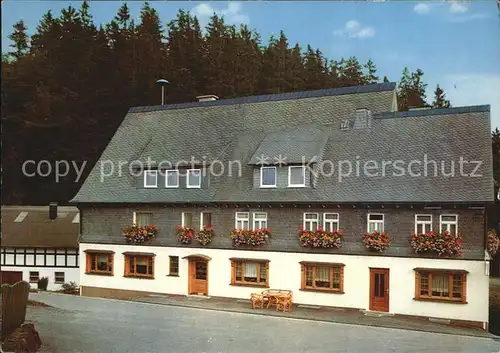 Latrop Sauerland Gaststaette Pension zur Hubertushoehe Kat. Schmallenberg