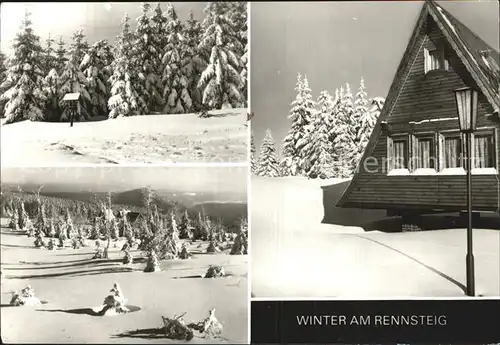 Rennsteig Winteransichten Kat. Neuhaus Rennweg