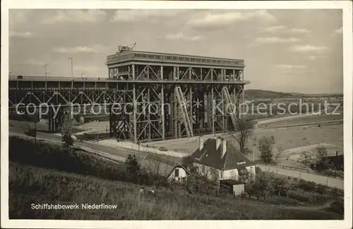 Niederfinow Schiffshebewerk Gaststaette Kat. Niederfinow