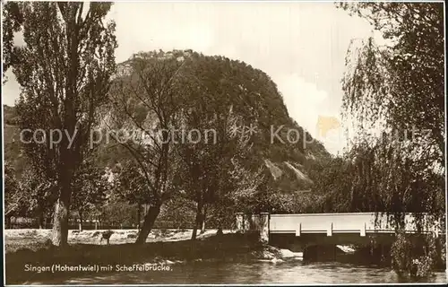 Singen Hohentwiel Scheffelbruecke Kat. Singen (Hohentwiel)