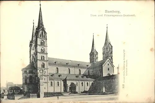 Bamberg Dom Prinzregenten Denkmal Kat. Bamberg