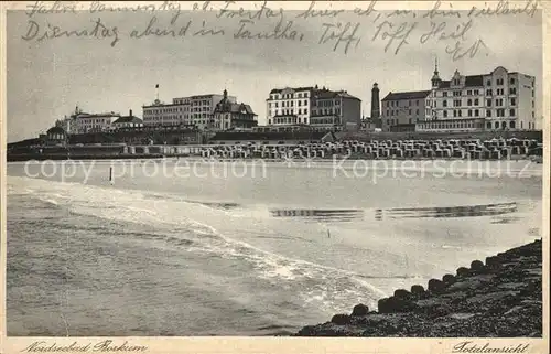 Borkum Nordseebad Panorama Kat. Borkum