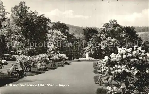 Friedrichroda Kurpark Kat. Friedrichroda