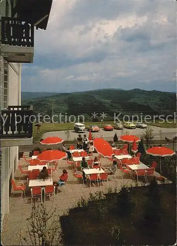 Mitterfirmiansreut Hotel Almberg Terrasse Kat. Philippsreut