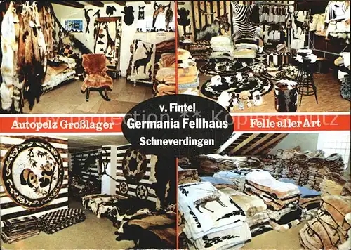 Schneverdingen Autopelz Grosslager Germania Fellhaus von Fintel Kat. Schneverdingen