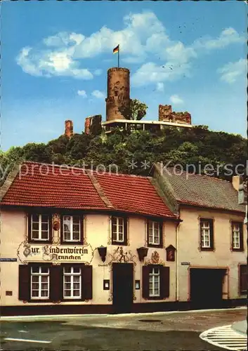 Bad Godesberg Historische Gastwirtschaft Zur Lindenwirtin Aennchen Godesburg Kat. Bonn