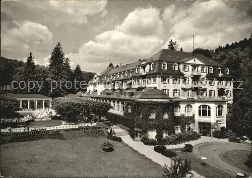 Schlangenbad Taunus Hotel Staatliches Kurhaus und Kurgarten Kat. Schlangenbad