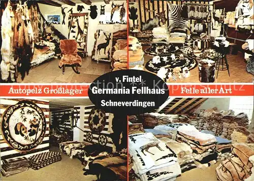 Schneverdingen Autopelz Grosslager Germania Fellhaus von Fintel Kat. Schneverdingen