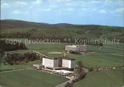 Zwesten Bad Wildungen Fliegeraufnahme Haldtwaldklinik Kat. Bad Wildungen