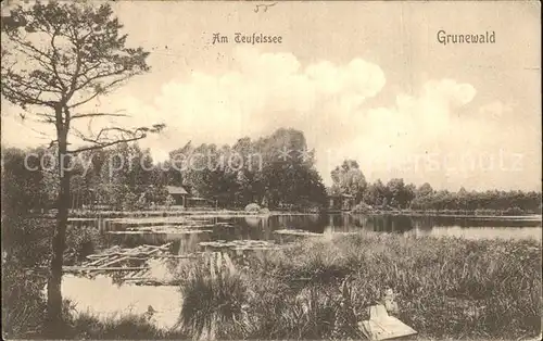 Grunewald Berlin Am Teufelssee Kat. Berlin