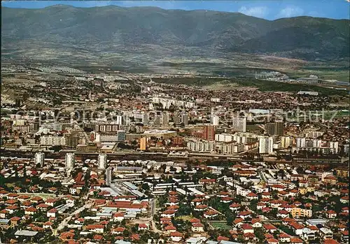 Skopje Skoplje Fliegeraufnahme Kat. ueskueb Uskub