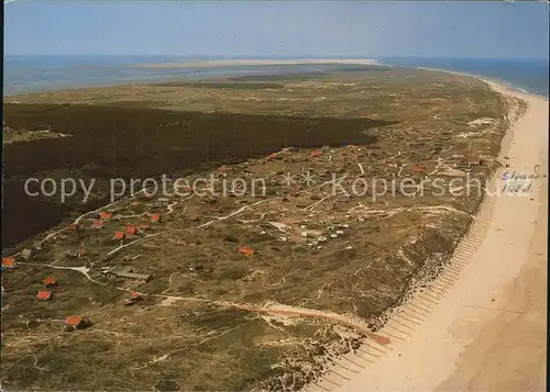 Vlieland Fliegeraufnahme mit Strand Kat. Niederlande