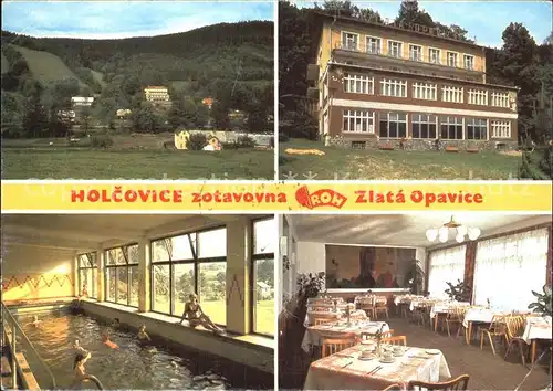 Holcovice Zotavovna ROH Zlata Opavice Jeseniky Gebirge Hotel Restaurant