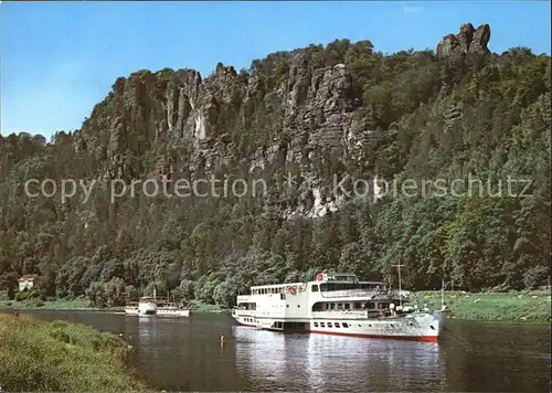 Motorschiffe Bastei Saechsische Schweiz  Kat. Schiffe