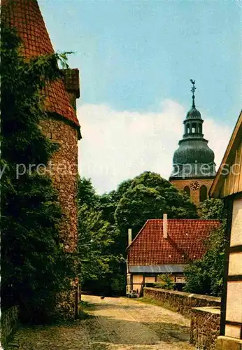 Bad Salzuflen Turmstrasse mit Katzenturm Kat. Bad Salzuflen