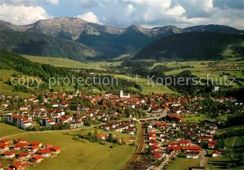 Oberstaufen mit Hochgrat und Rindalphorn Kat. Oberstaufen