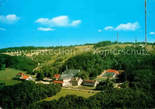 Kreuzberg Rhoen Naturpark Rhoen Fliegeraufnahme Kat. Gersfeld (Rhoen)