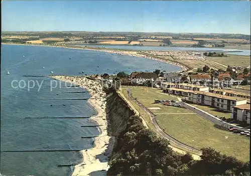 Hohwacht Ostseebad Steilkueste Fliegeraufnahme Kat. Hohwacht (Ostsee)