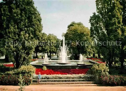 Bad Salzuflen Wasserspiele im Kurpark Kat. Bad Salzuflen