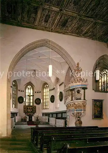 Eisleben St Annen Kirche Kanzel Altar Kat. Eisleben