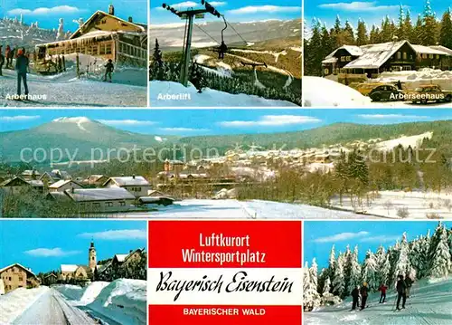 Bayerisch Eisenstein Arberhaus Arberlift Arberseehaus Panorama Ortsansicht Kat. Bayerisch Eisenstein