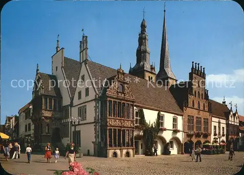 Lemgo Marktplatz Rathaus Alte Ratsstube Kornherrenstube Kat. Lemgo