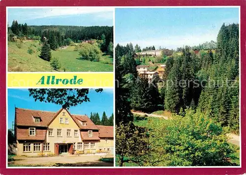 Allrode Bungalowsiedlung Betriebsferienheim Luppbodemuehle Muehlbergblick Kat. Allrode