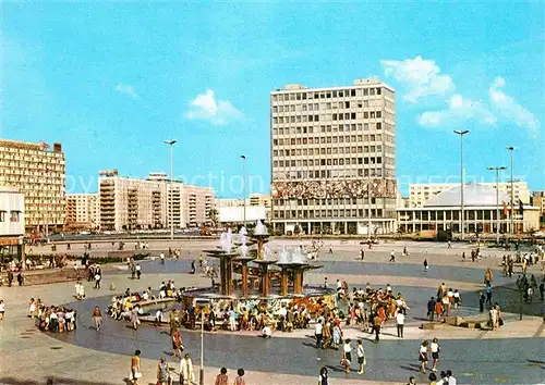 Berlin Alexanderplatz Haus des Lehrers Hauptstadt der DDR Kat. Berlin