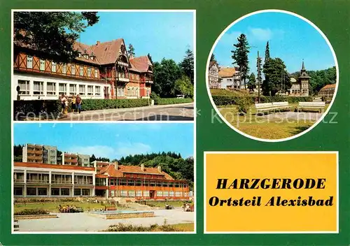 Alexisbad Harz Hotel Linde Cafe Exquisit Ferienheim Geschwister Scholl Kreisstrasse Kat. Harzgerode