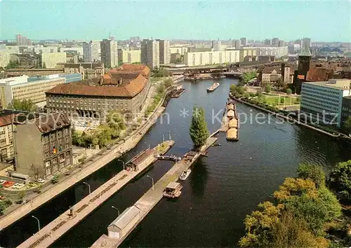 Berlin Panorama mit Muehlendammschleuse Kat. Berlin