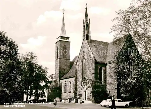 Oeynhausen Bad Pfarrkirche Petrus Paulus Kat. Bad Oeynhausen