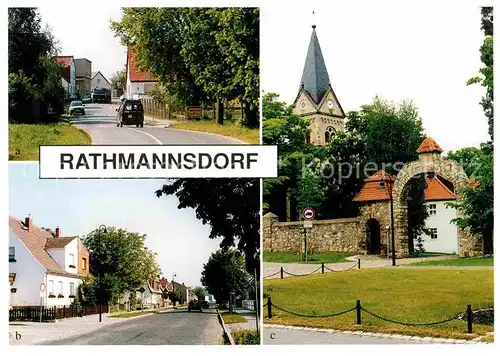 Rathmannsdorf Stassfurt Hohenerxlebener Strasse Guestener Strasse Friedensplatz  Kat. Stassfurt