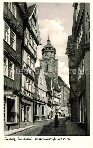 Homberg Efze Westheimerstrasse Kirche Kat. Homberg (Efze)