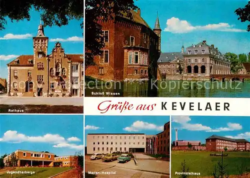 Kevelaer Rathaus Jugendherberge Schloss Wissen Provinzialhaus Marienhospital Kat. Kevelaer