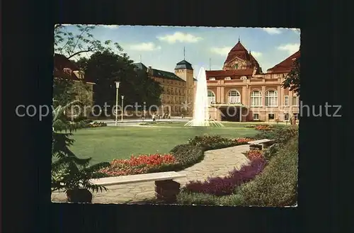 Bad Neuenahr Ahrweiler Kurhaus Casino Kursanatorium Kurpark Fontaene Kat. Bad Neuenahr Ahrweiler