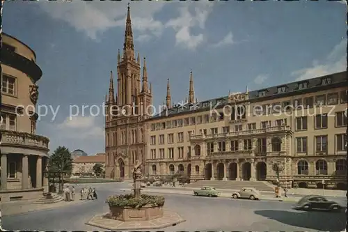 Wiesbaden Rathaus Marktplatz Kat. Wiesbaden