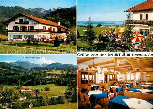 Bernau Chiemsee Berggasthof Seiseralm Kat. Bernau a.Chiemsee