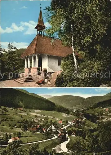 Seebach Ottenhoefen Schwarzwald Nothelferkapelle Kat. Ottenhoefen im Schwarzwald