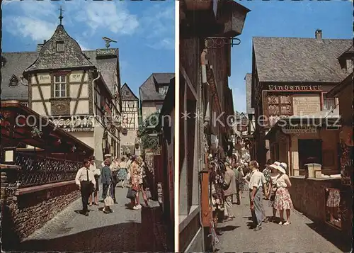 Ruedesheim Rhein Drosselgasse Drosselhof Lindenwirt Kat. Ruedesheim am Rhein