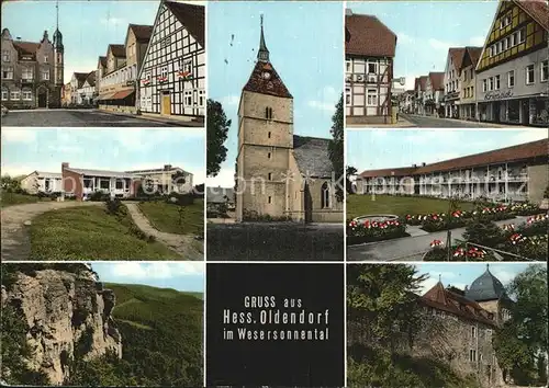 Hessisch Oldendorf Kirche Burg  Kat. Hessisch Oldendorf