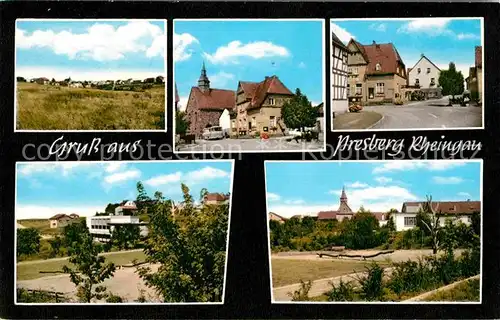 Presberg Rheingau Ortsansichten Kat. Ruedesheim am Rhein