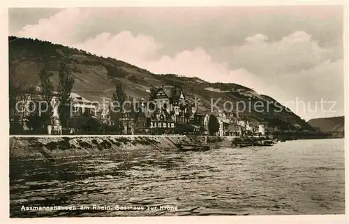 Assmannshausen Panorama Rhein