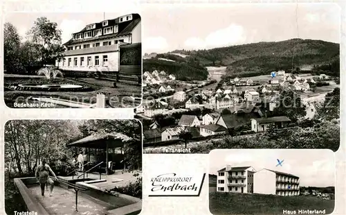 Endbach Bad Badehaus Koch Tretstelle Panorama Haus Hinterland Kat. Bad Endbach