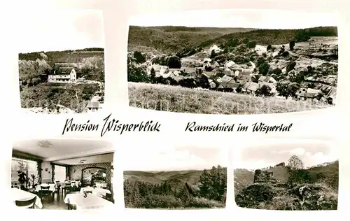 Ramschied Pension Wisperblick Panorama Kat. Bad Schwalbach