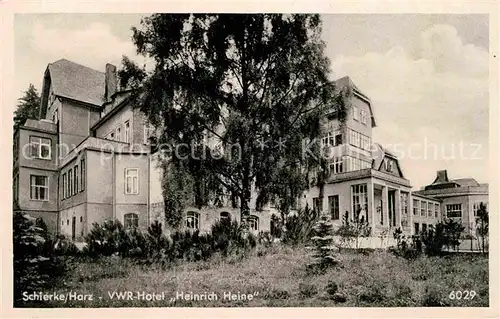 Schierke Harz VWR Hotel Heinrich Heine Kat. Schierke Brocken