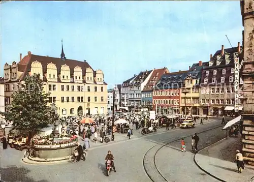 Naumburg Saale Wilhelm Pieck Platz Kat. Naumburg