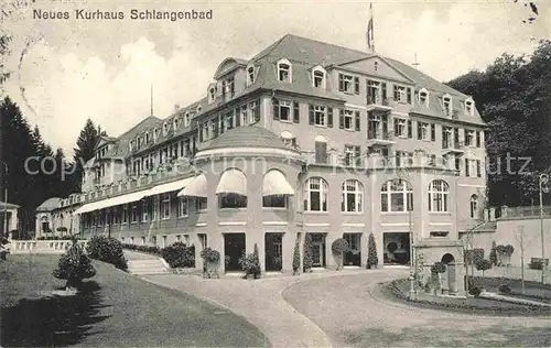 Schlangenbad Taunus Neues Kurhaus Kat. Schlangenbad