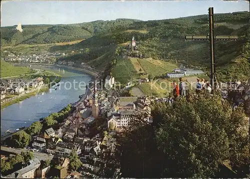 Cochem Mosel Pinnenkreuz und Mosel Kat. Cochem