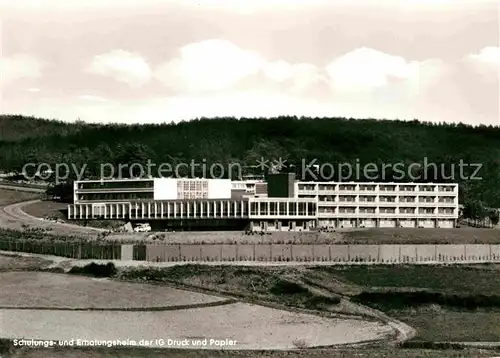 Springen Untertaunus IG Druck Papier Schulung Erholungsheim Kat. Heidenrod