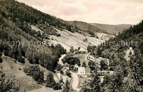 Unterweissbach Blick vom Quelitzfelsen Kat. Unterweissbach